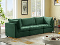 Jacob Velvet Modular 3 Piece Sofa