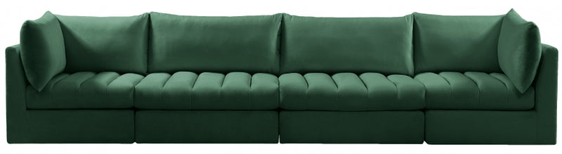 Jacob Velvet Modular 4 Piece Sofa