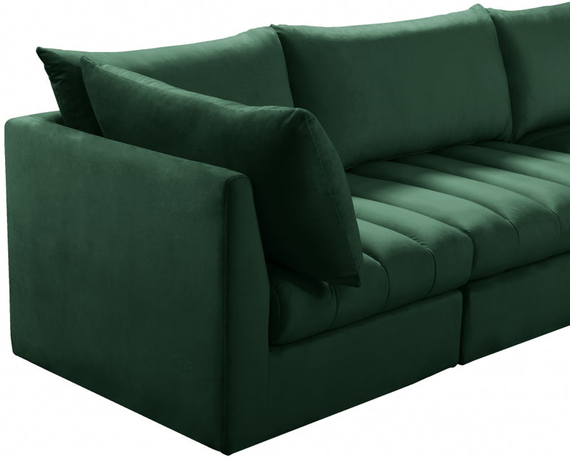 Jacob Velvet Modular 4 Piece Sofa