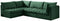 Jacob Velvet Modular 4 Piece Sectional