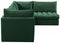 Jacob Velvet Modular 4 Piece Sectional