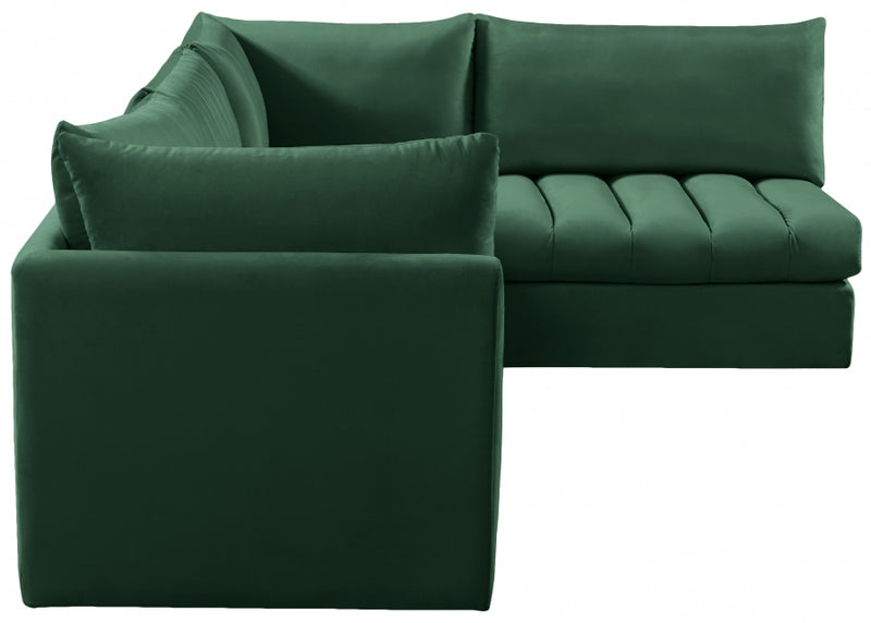 Jacob Velvet Modular 4 Piece Sectional