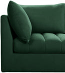 Jacob Velvet Modular 4 Piece Sectional
