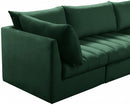 Jacob Velvet Modular 4 Piece Sectional