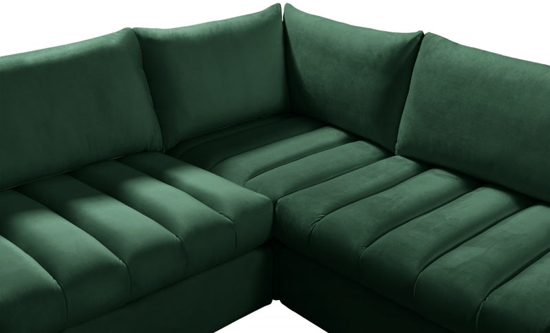 Jacob Velvet Modular 6 Piece Sectional