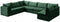 Jacob Velvet Modular 7 Piece Sectional