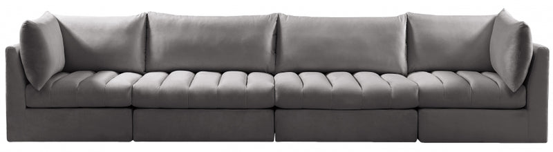 Jacob Velvet Modular 4 Piece Sofa