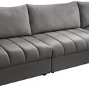 Jacob Velvet Modular 4 Piece Sectional