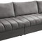Jacob Velvet Modular 4 Piece Sectional