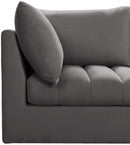 Jacob Velvet Modular 4 Piece Sectional