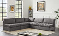 Jacob Velvet Modular 5 Piece Sectional