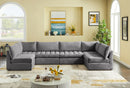 Jacob Velvet Modular 6 Piece Sectional