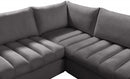 Jacob Velvet Modular 6 Piece Sectional