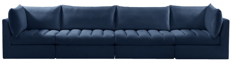 Jacob Velvet Modular 4 Piece Sofa