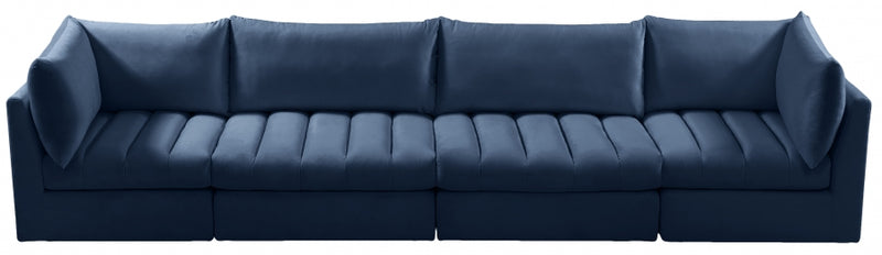 Jacob Velvet Modular 4 Piece Sofa