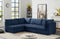 Jacob Velvet Modular 4 Piece Sectional