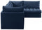 Jacob Velvet Modular 4 Piece Sectional