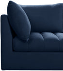 Jacob Velvet Modular 4 Piece Sectional