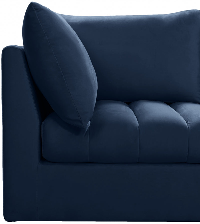 Jacob Velvet Modular 4 Piece Sectional
