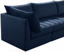 Jacob Velvet Modular 4 Piece Sectional