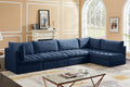 Jacob Velvet Modular 5 Piece Sectional