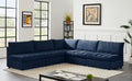 Jacob Velvet Modular 5 Piece Sectional