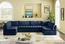 Jacob Velvet Modular 6 Piece Sectional