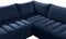 Jacob Velvet Modular 6 Piece Sectional