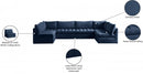 Jacob Velvet Modular 6 Piece Sectional