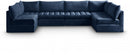 Jacob Velvet Modular 6 Piece Sectional