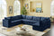 Jacob Velvet Modular 7 Piece Sectional