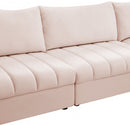 Jacob Velvet Modular 4 Piece Sectional