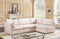 Jacob Velvet Modular 4 Piece Sectional