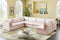 Jacob Velvet Modular 7 Piece Sectional