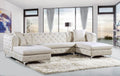 Gail Velvet 3 Piece Sectional