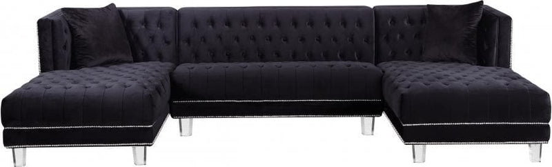 Moda Velvet 3pc. Sectional