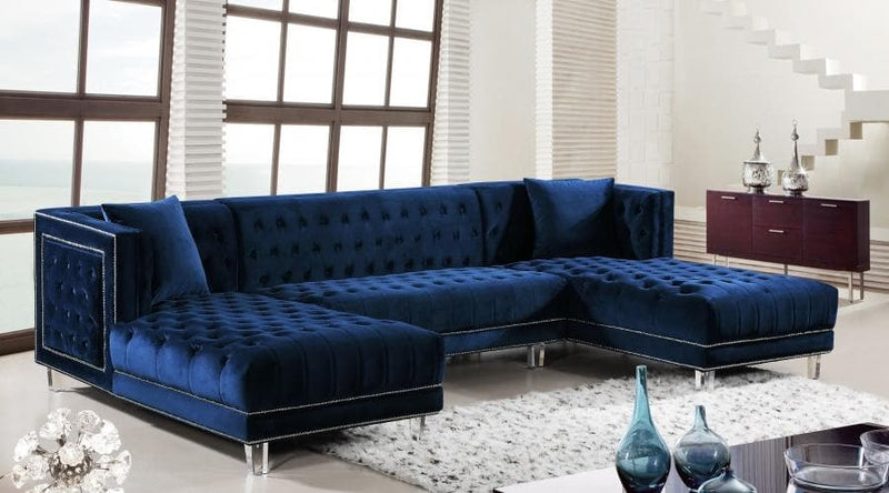 Moda Velvet 3pc. Sectional