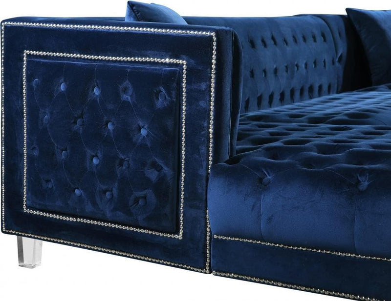 Moda Velvet 3pc. Sectional