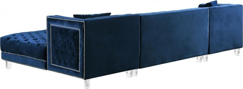 Moda Velvet 3pc. Sectional
