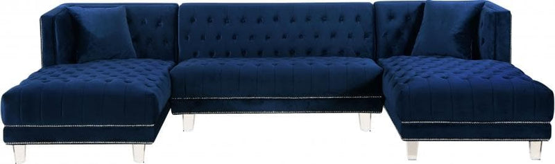 Moda Velvet 3pc. Sectional