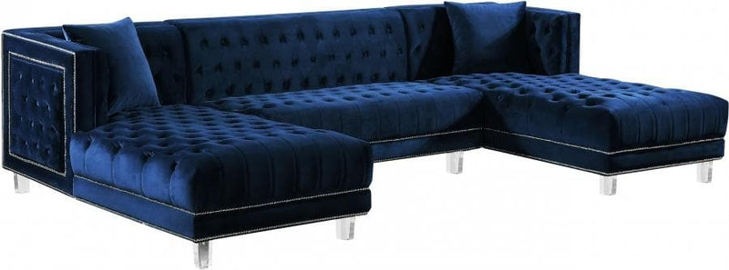Moda Velvet 3pc. Sectional