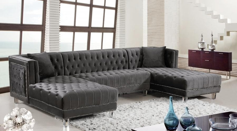 Moda Velvet 3pc. Sectional