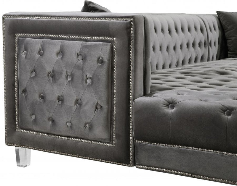 Moda Velvet 3pc. Sectional