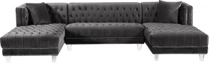 Moda Velvet 3pc. Sectional