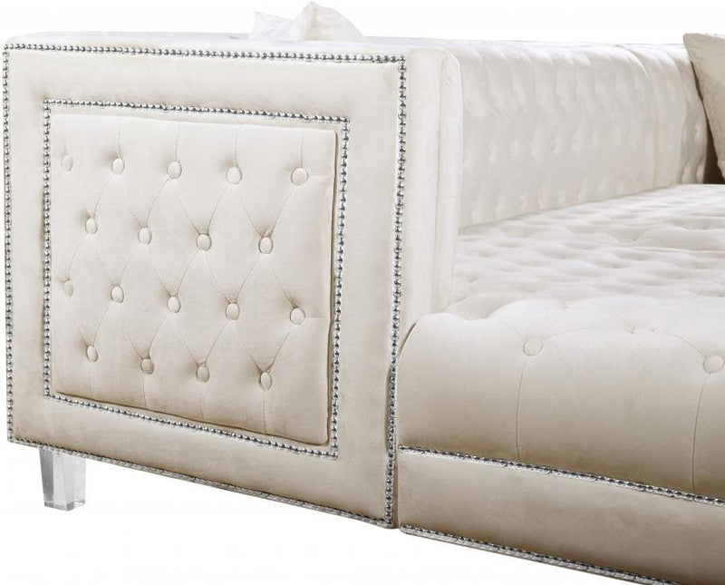 Moda Velvet 3pc. Sectional