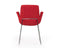 Modrest Altair Modern Red Fabric Dining Chair