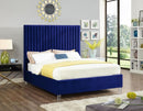 Candace Velvet Bed - hollywood-glam-furnitures