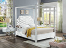 Rowan Velvet Canopy Bed