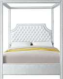 Rowan Velvet Canopy Bed