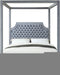 Rowan Velvet Canopy Bed